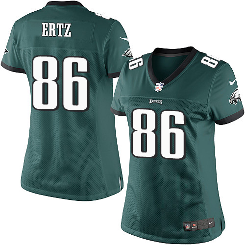 Women's Elite Zach Ertz Nike Jersey Midnight Green Home - #86 NFL Philadelphia Eagles